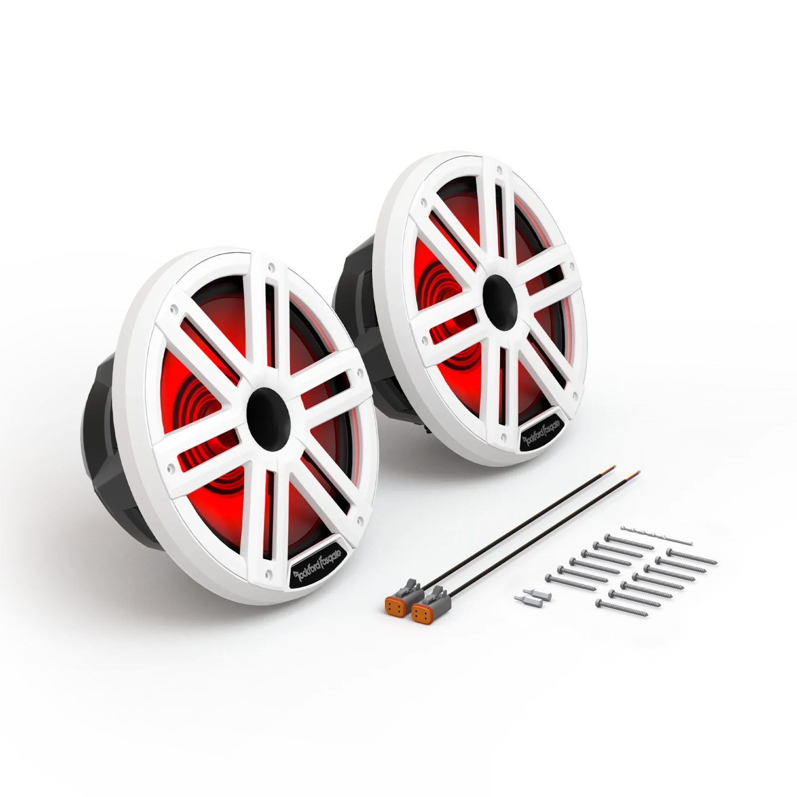 Rockford Fosgate 10-inch Color Optix Horn Marine Speakers - White (Pair) 3