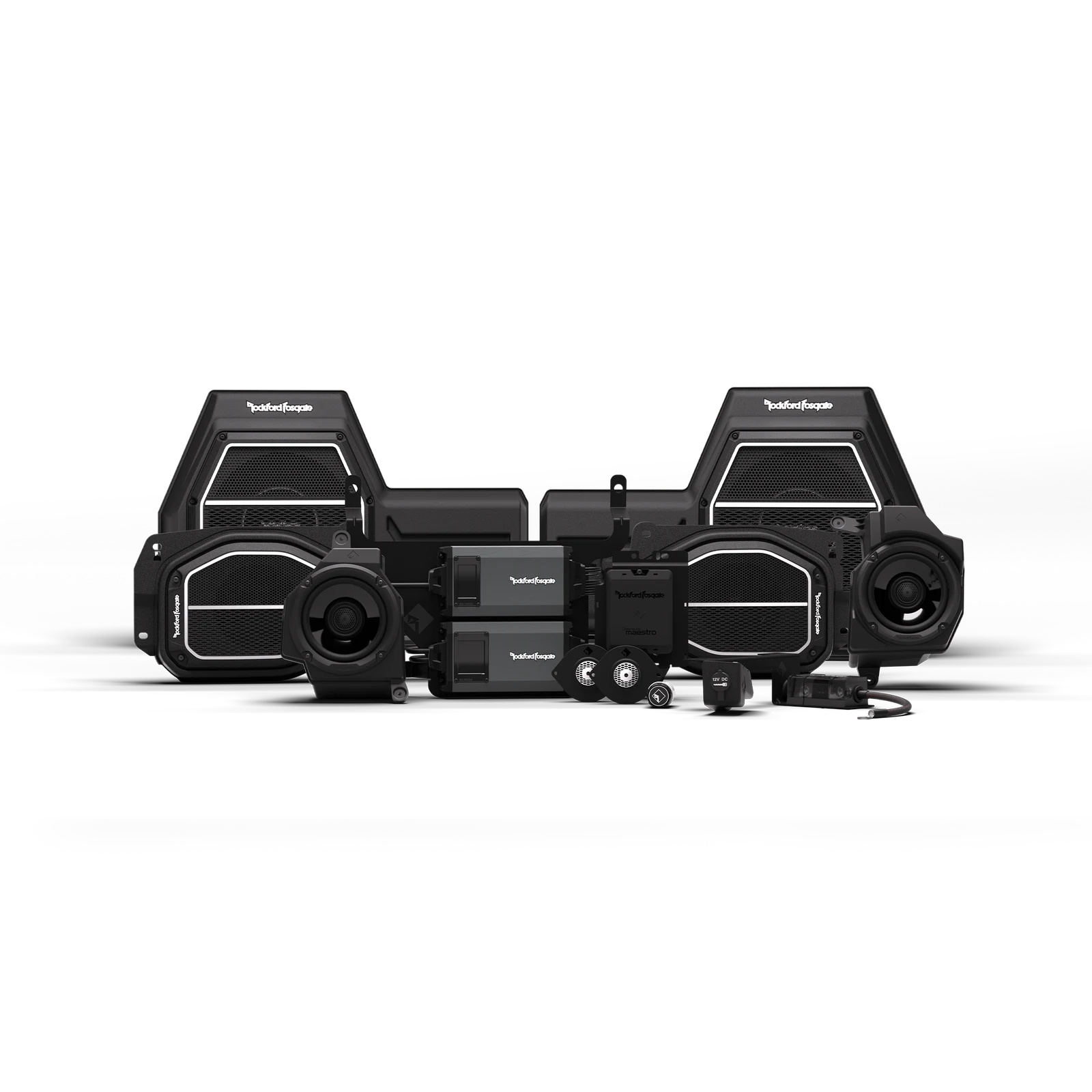 Rockford Fosgate 1,800 Watt All-In-One Audio Kit for Select 2018-2023 Jeep Wrangler Unlimited JL 1