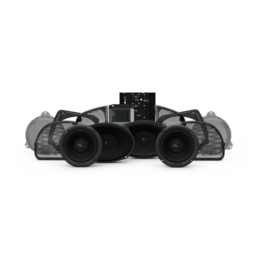 Rockford Fosgate Stage-3 Speaker & Amp Kit for 2014-2023 Harley-Davidson Street Glide & Road Glide (Gen-3)