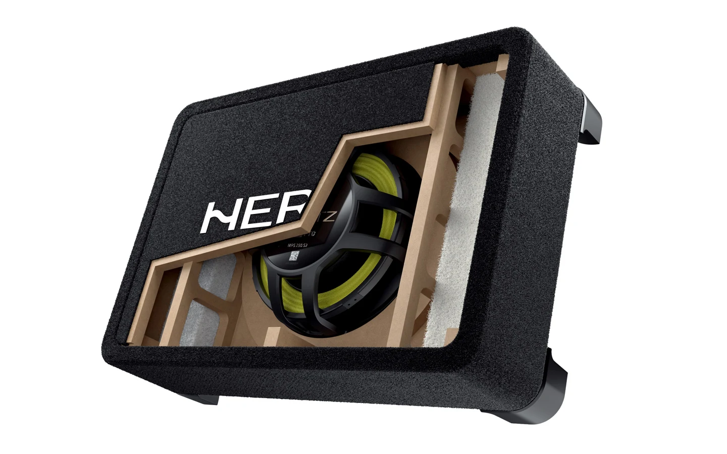 Hertz 10-Inch 2-Ohm Loaded Sealed Subwoofer Box 7