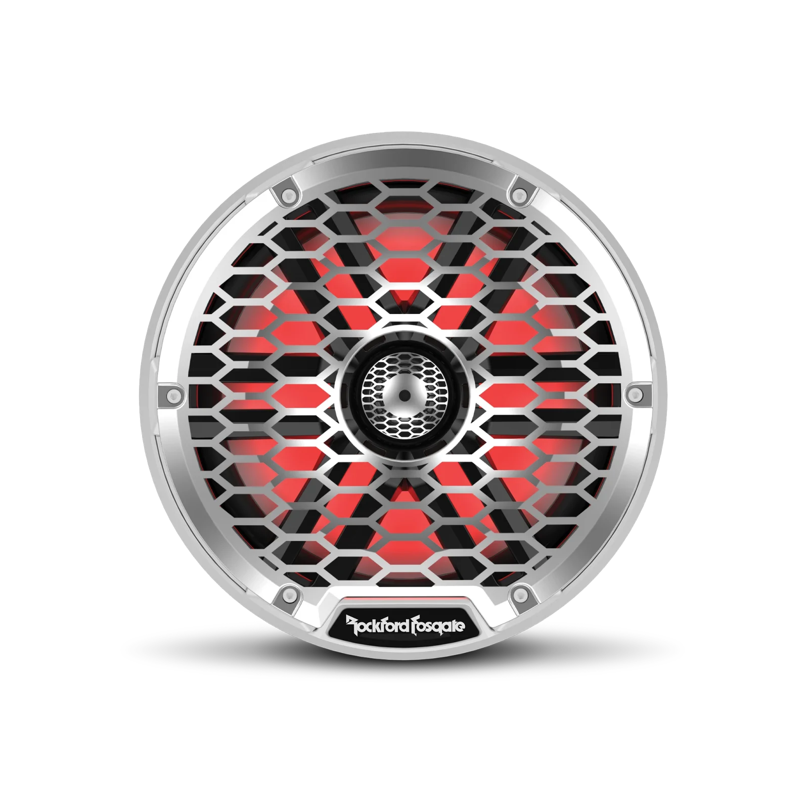 Rockford Fosgate 8-inch Color Optix 2-Way Marine Speakers - White (Pair) 4