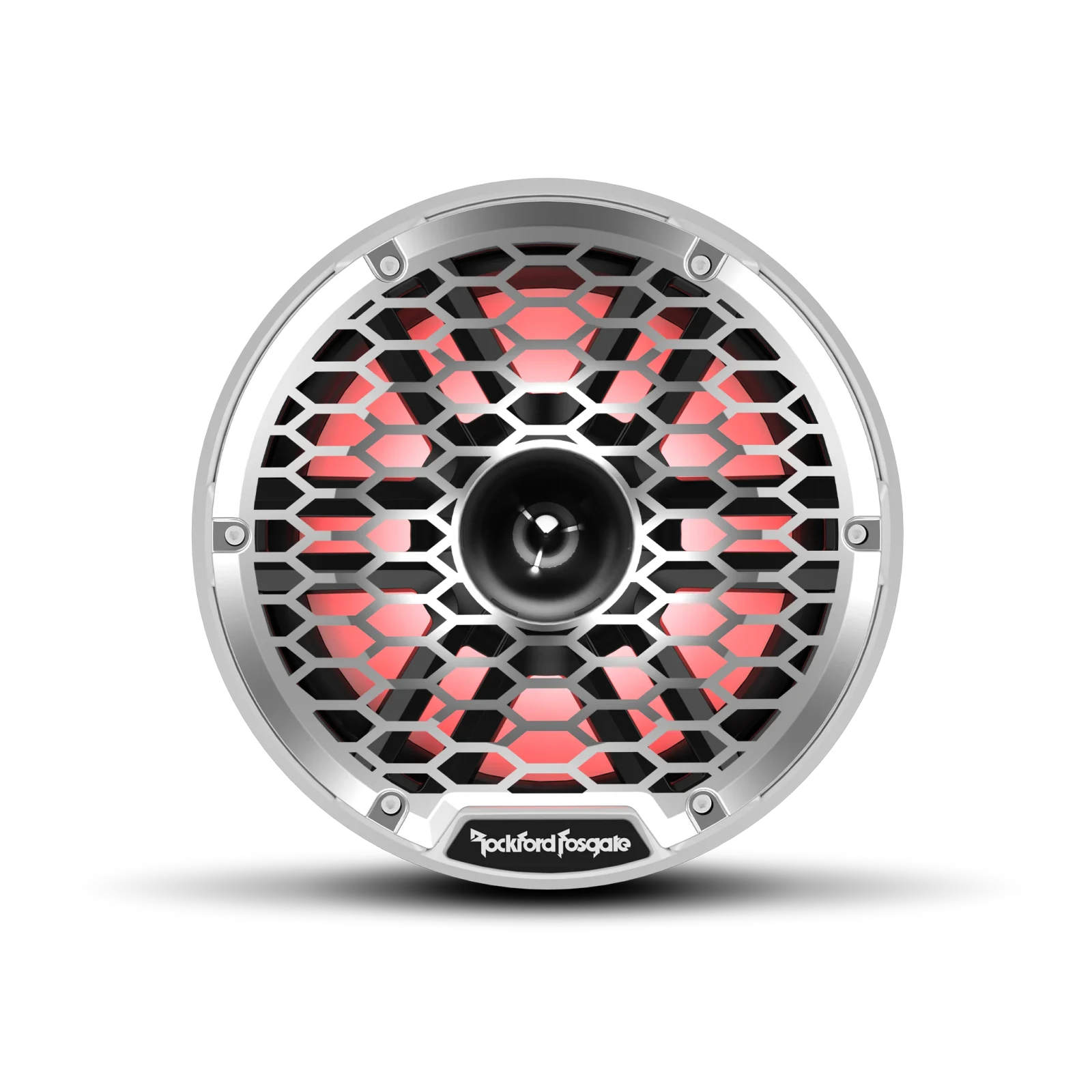 Rockford Fosgate 8-inch Color Optix Horn Marine Speakers - White (Pair) 5
