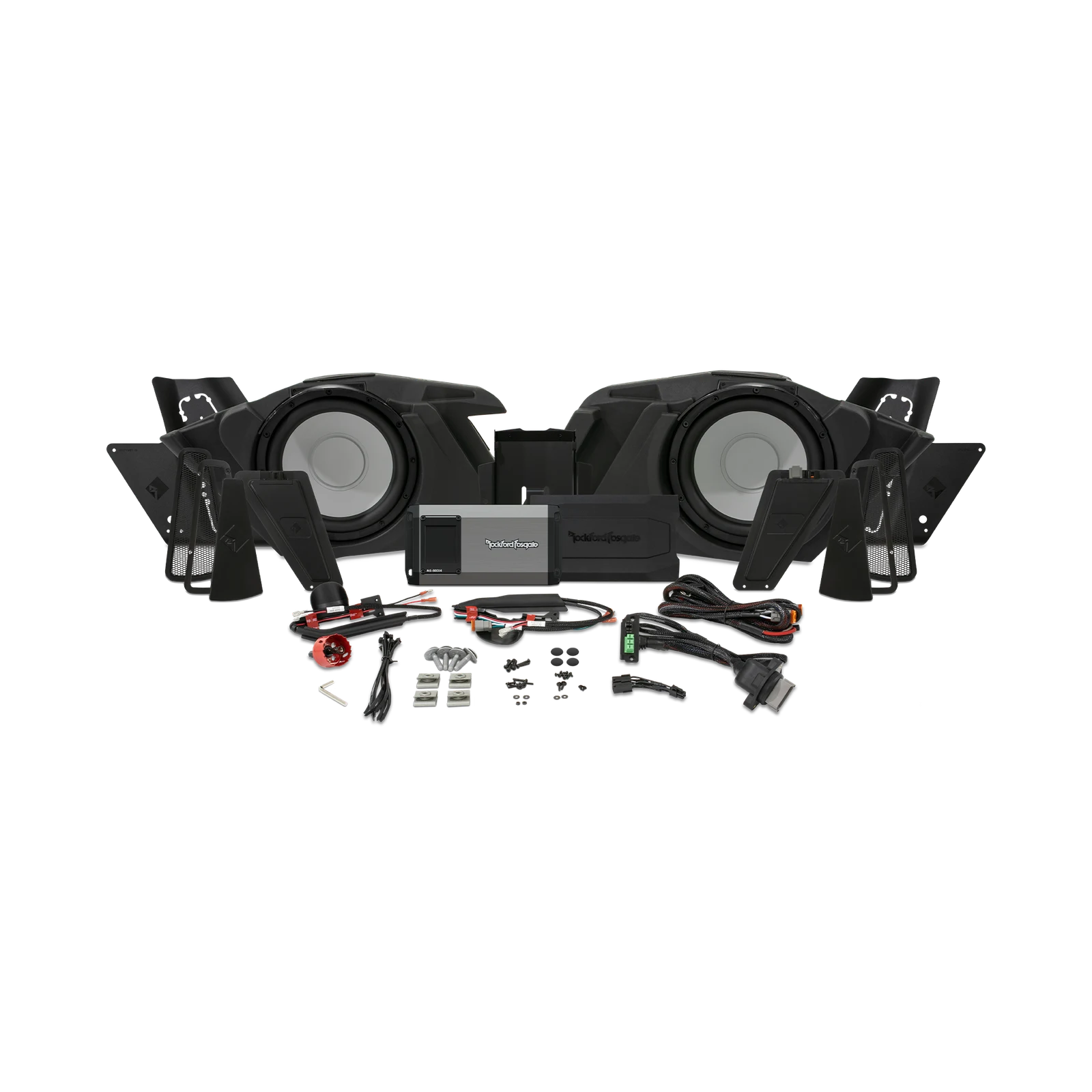 Rockford Fosgate Dual 10" Saddlebag Subwoofer Kit for 2014-2023 Harley-Davidson® Street Glide & Road Glide 4