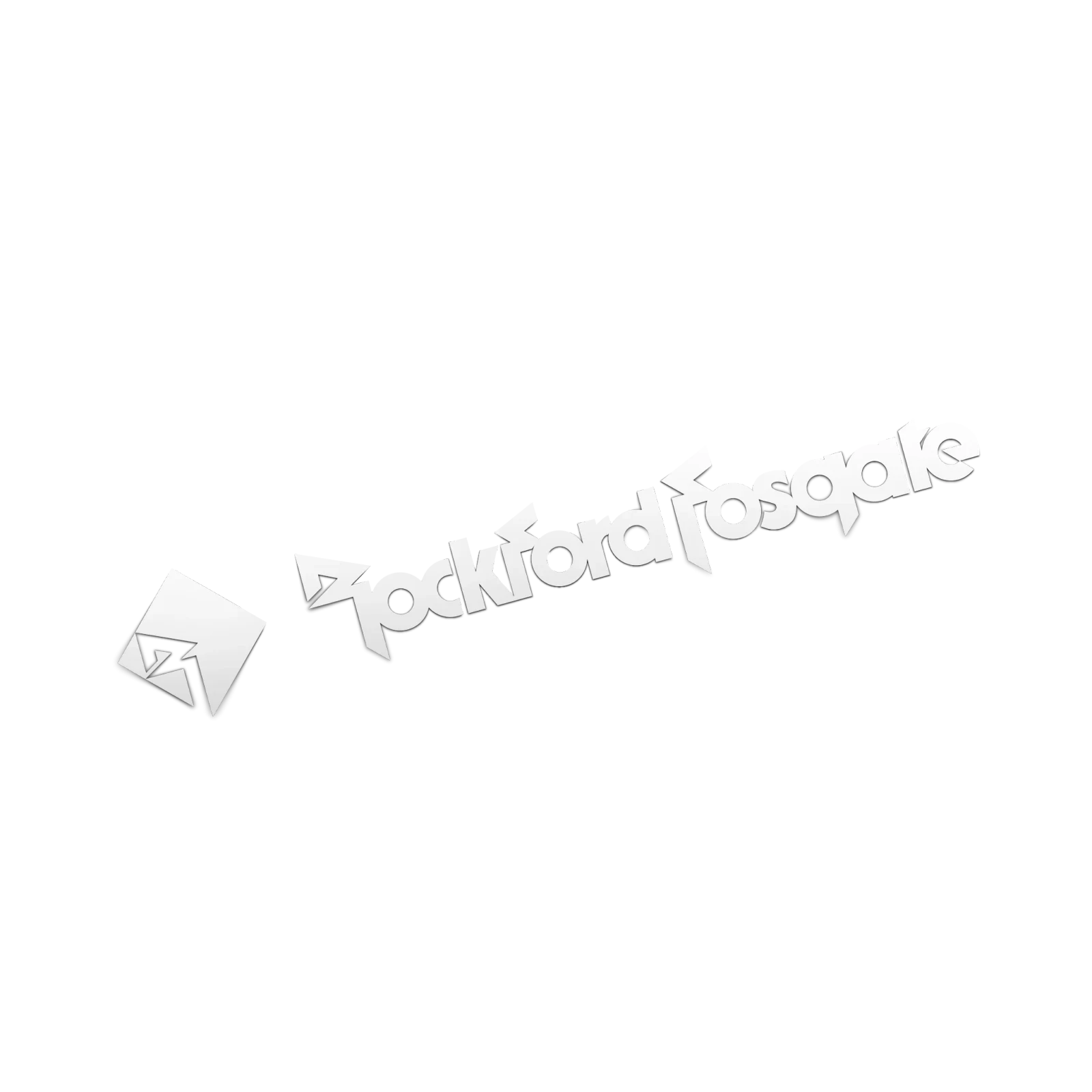 Rockford Fosgate Large 27" White Rockford Fosgate decal 1