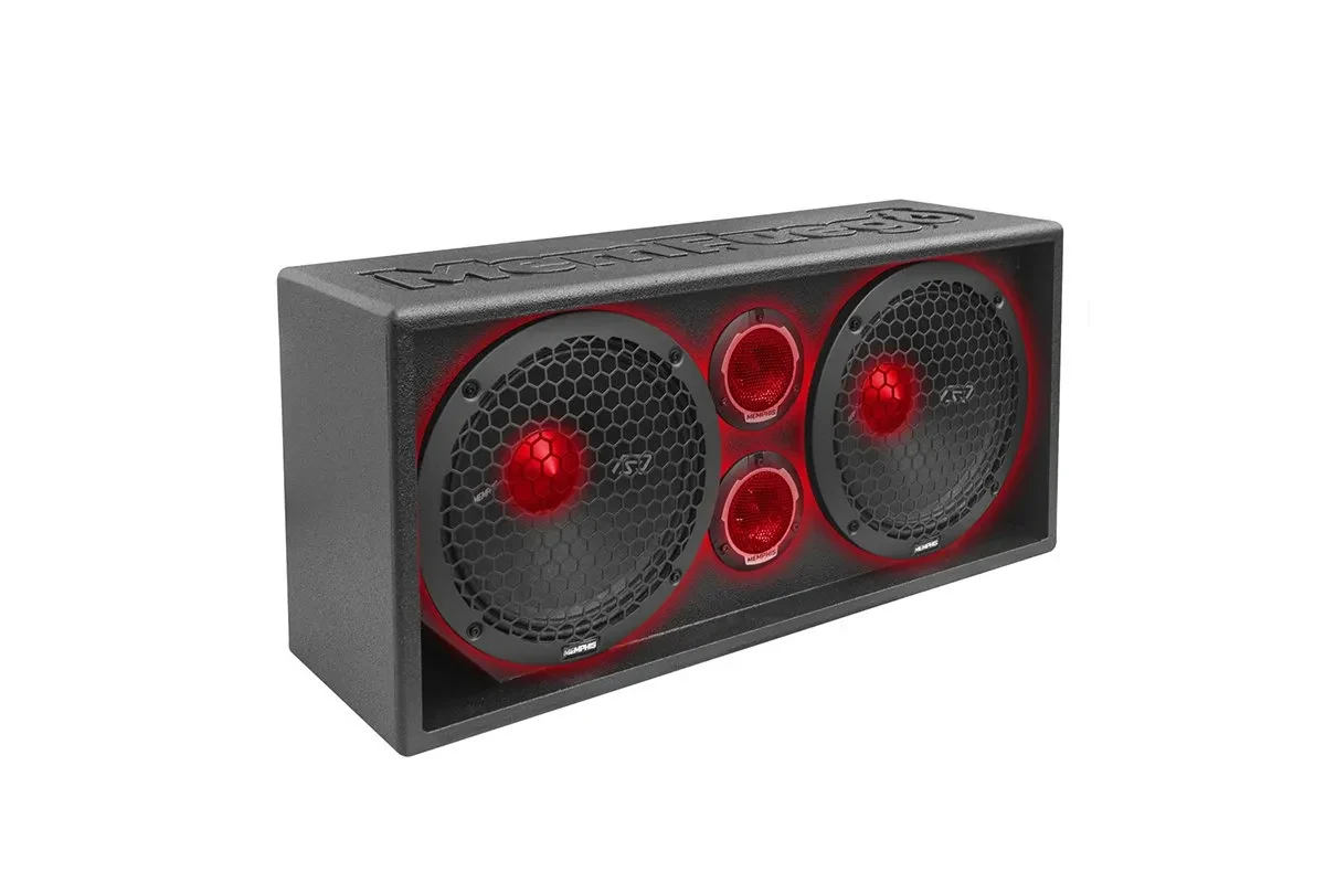 Memphis Audio Boxes showcase a mesmerizing display of RGB LED lights 1
