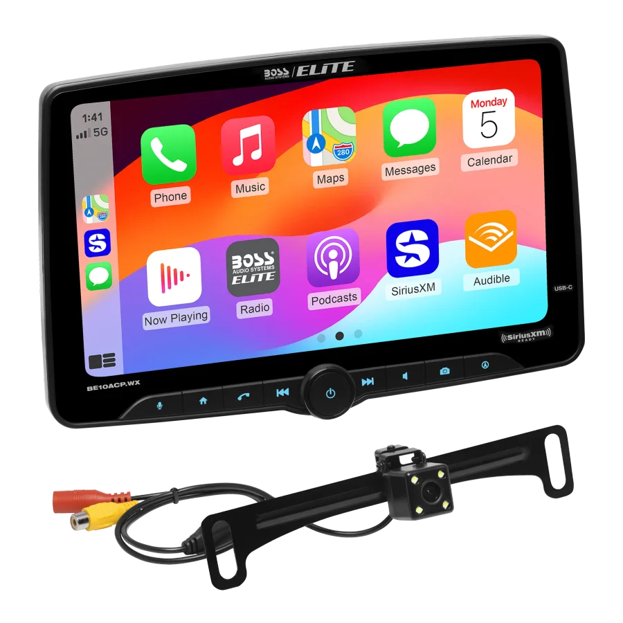 Boss Elite 10.1-Inch Wireless CarPlay Multimedia Receiver
