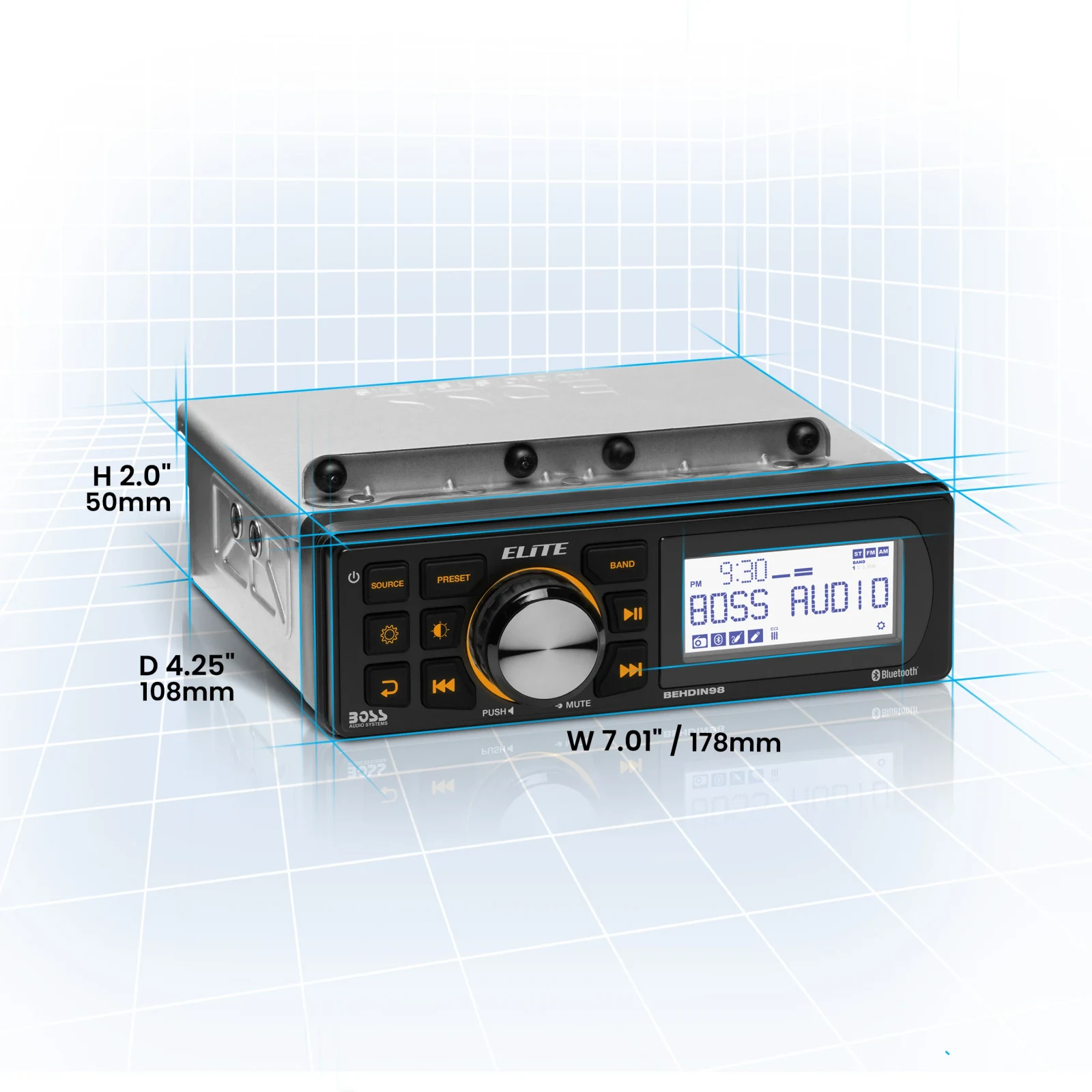 Boss Elite HD-OEM Bluetooth Digital Media Receiver 3