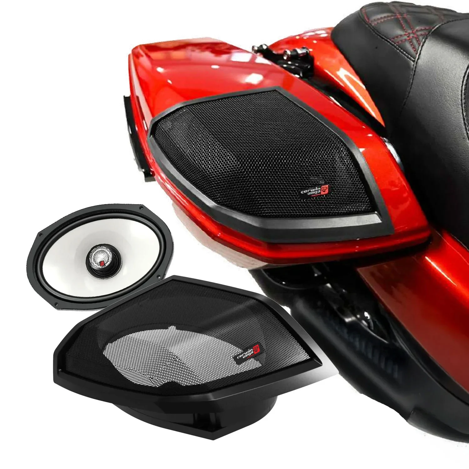 Cerwin-Vega 2024+ Harley Davidson® Cut-In Lid Kit (4Ω) Speakers 1