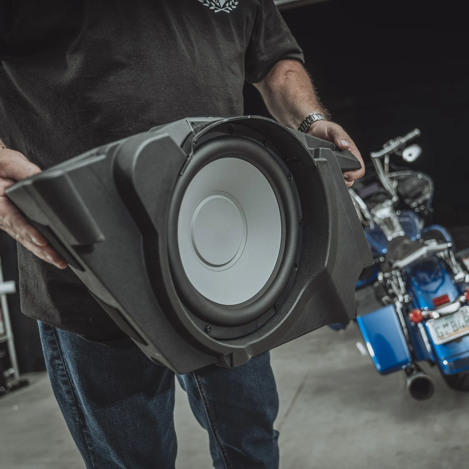 Rockford Fosgate Dual 10" Saddlebag Subwoofer Kit for 2014-2023 Harley-Davidson® Street Glide & Road Glide 8