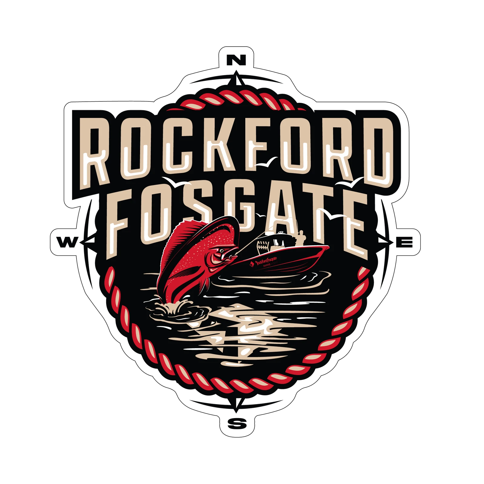 Rockford Fosgate Sticker Pack w/ Assorted Sizes (6 Pack) 3