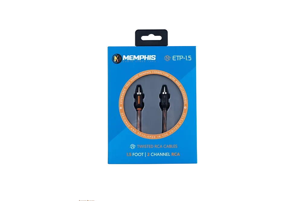 Memphis Audio 1.5-ft 2-Channel RCA Interconnect 2
