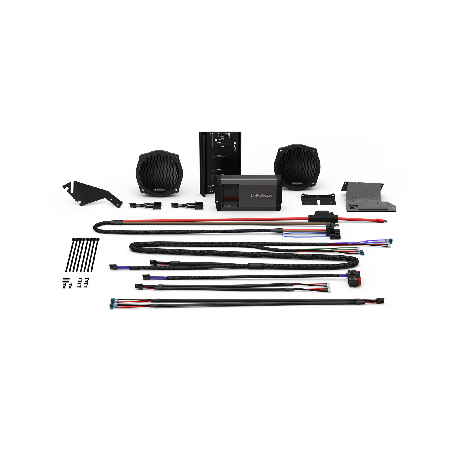 Rockford Fosgate Stage-2 Speaker & Amp Kit for 1998-2013 Harley-Davidson Street Glide & Electra Glide (Gen-3) 2