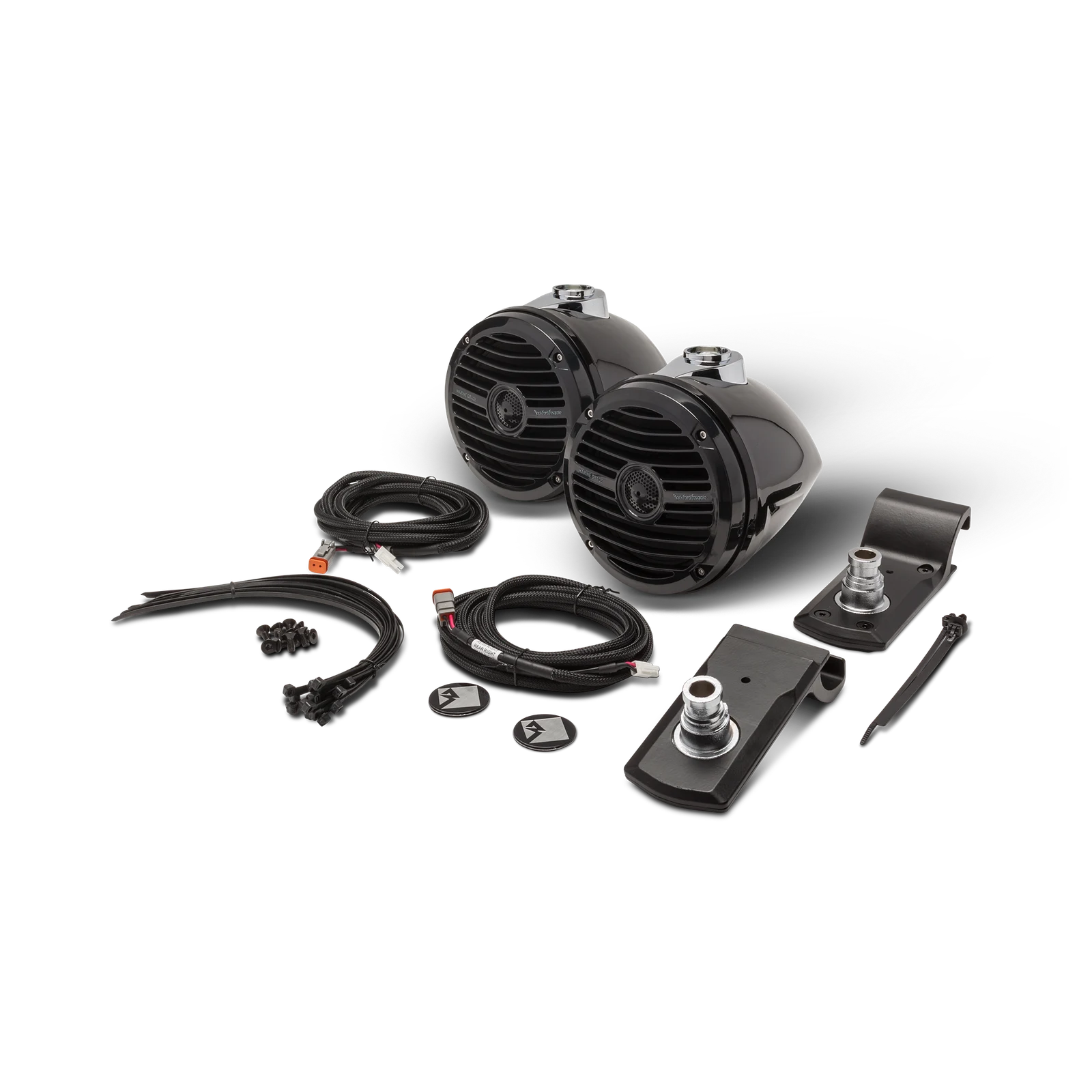 Rockford Fosgate Add-on Rear Moto-Can Kit for 2016+ Stage 2 & Stage 3 7