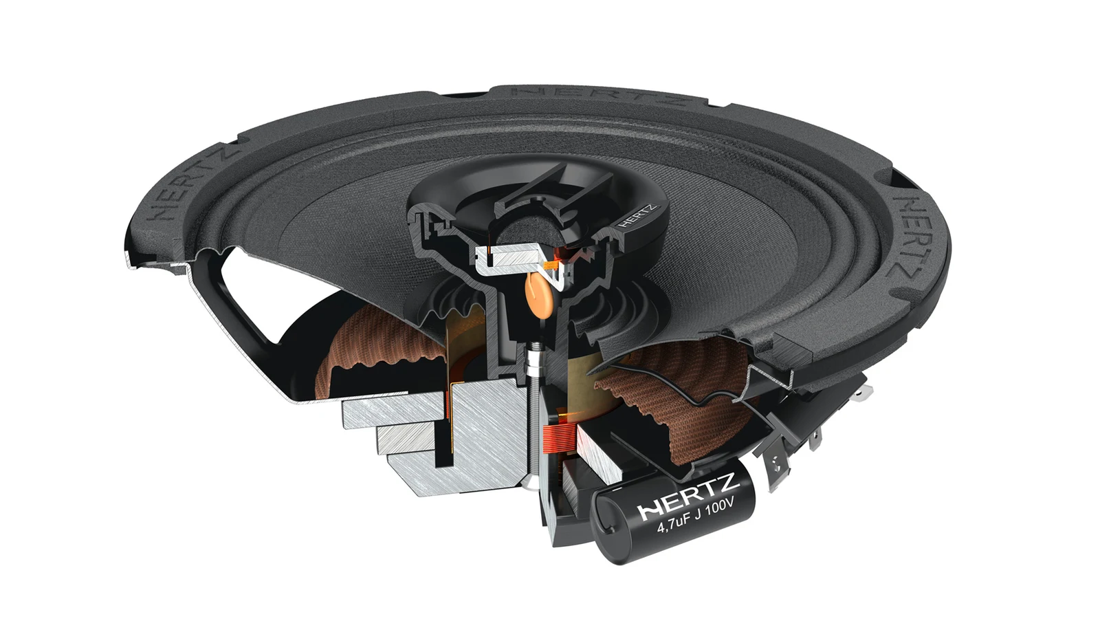 Hertz 100 W Coaxial Speakers 3