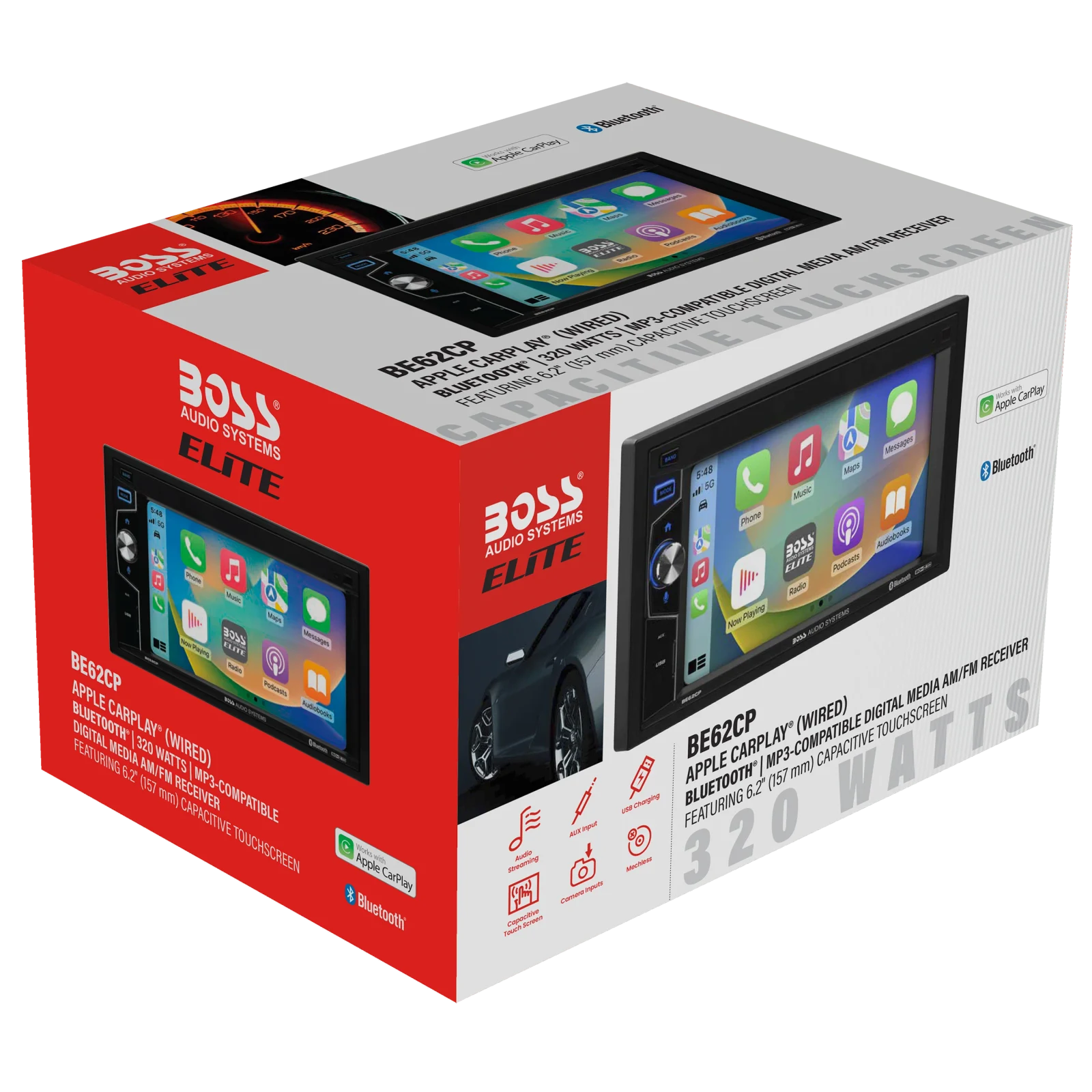 Boss Elite 6.2-Inch CarPlay Multimedia Receiver 2
