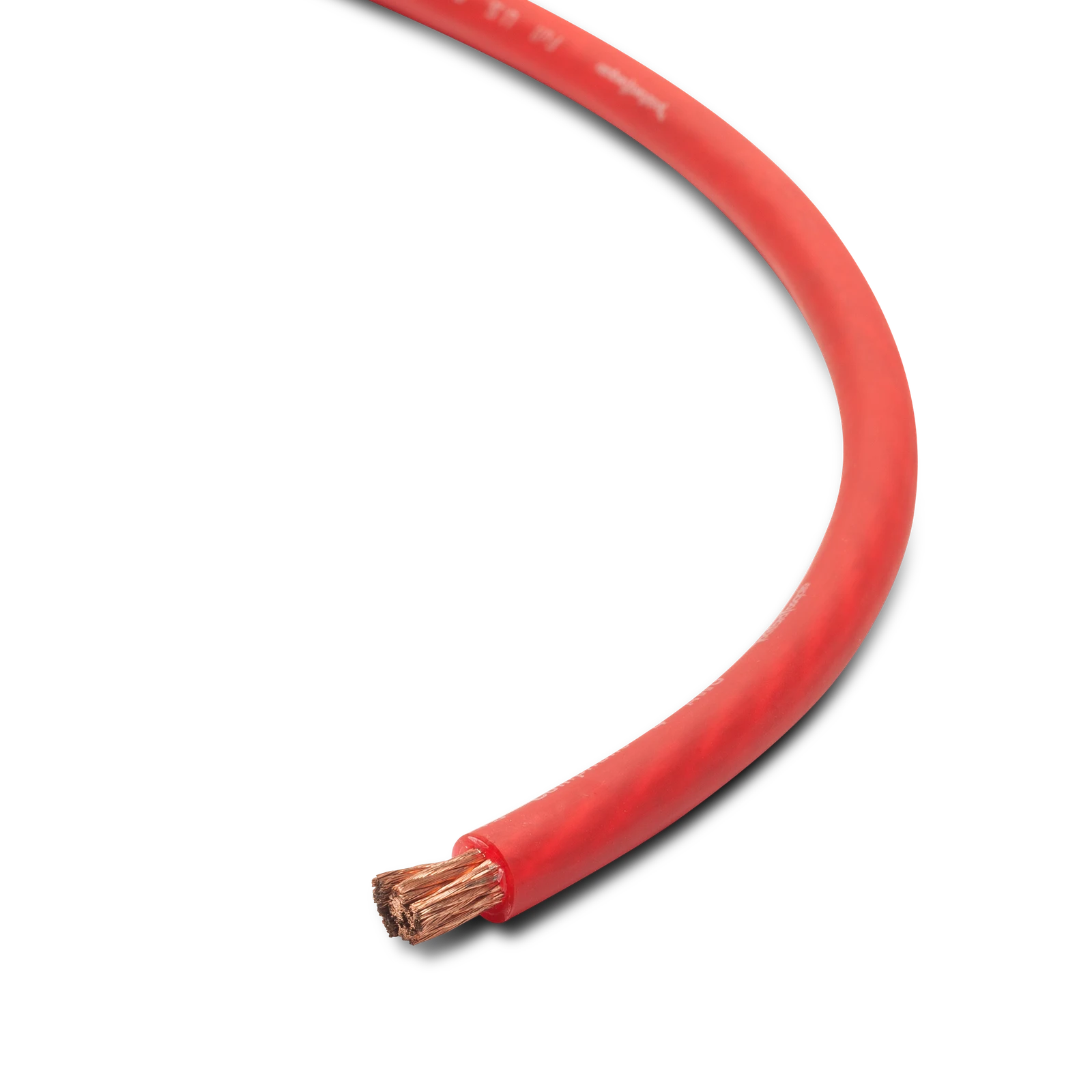 Rockford Fosgate 100 Foot Spool 4 AWG Frosted Red Wire 1