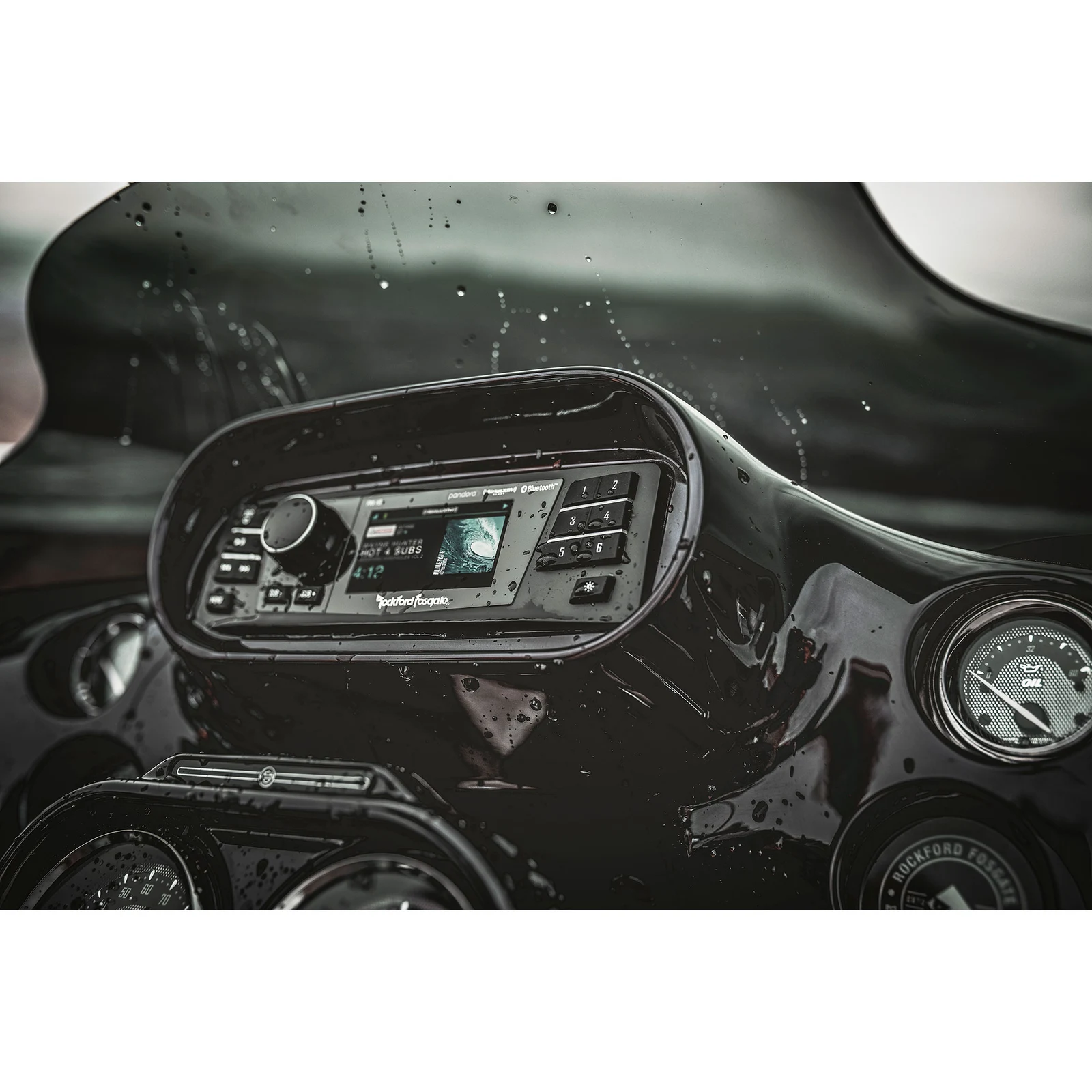 Rockford Fosgate Digital Media Receiver for Select 1998-2013 Harley-Davidson Models 4