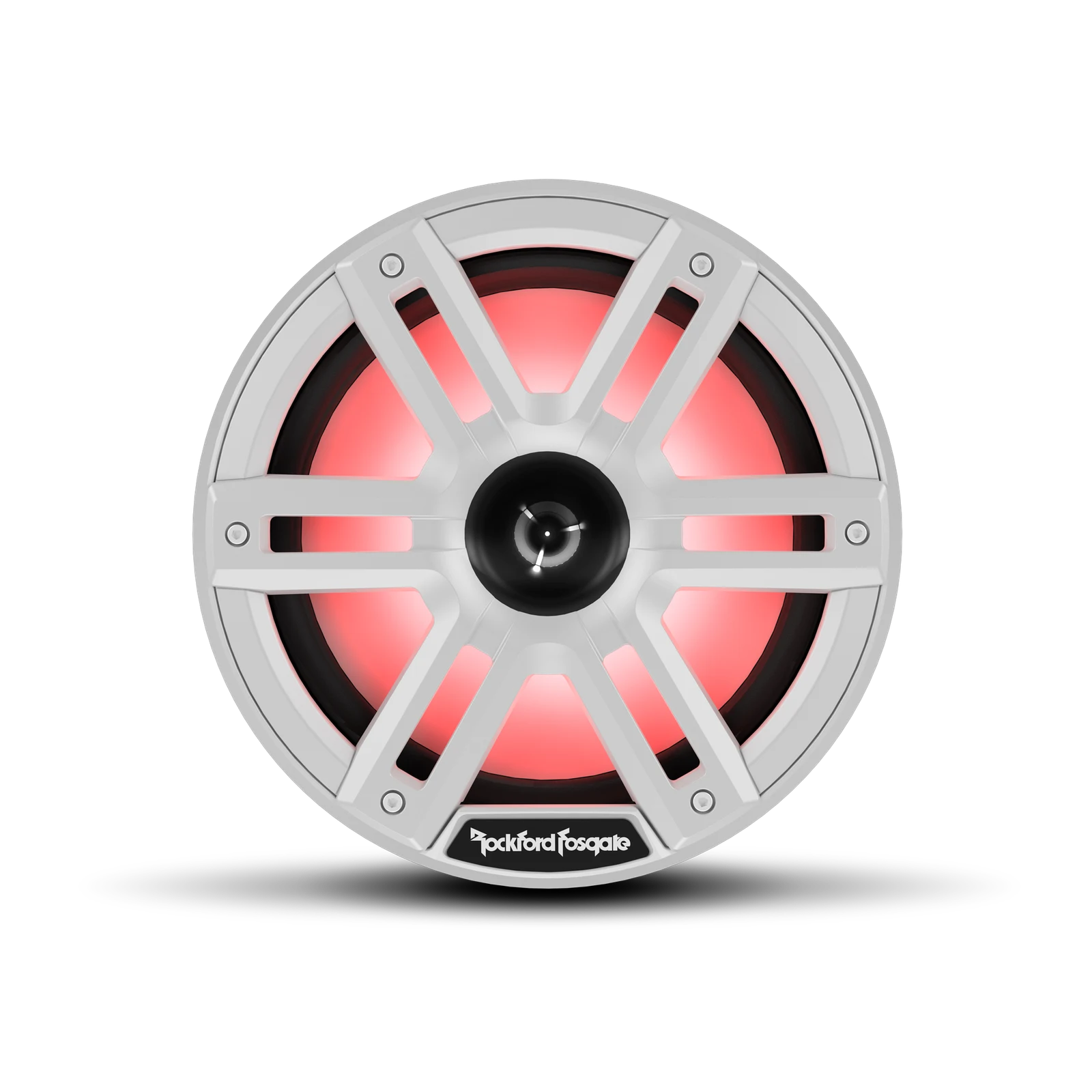 Rockford Fosgate 8-inch Color Optix Horn Marine Speakers - White (Pair) 2