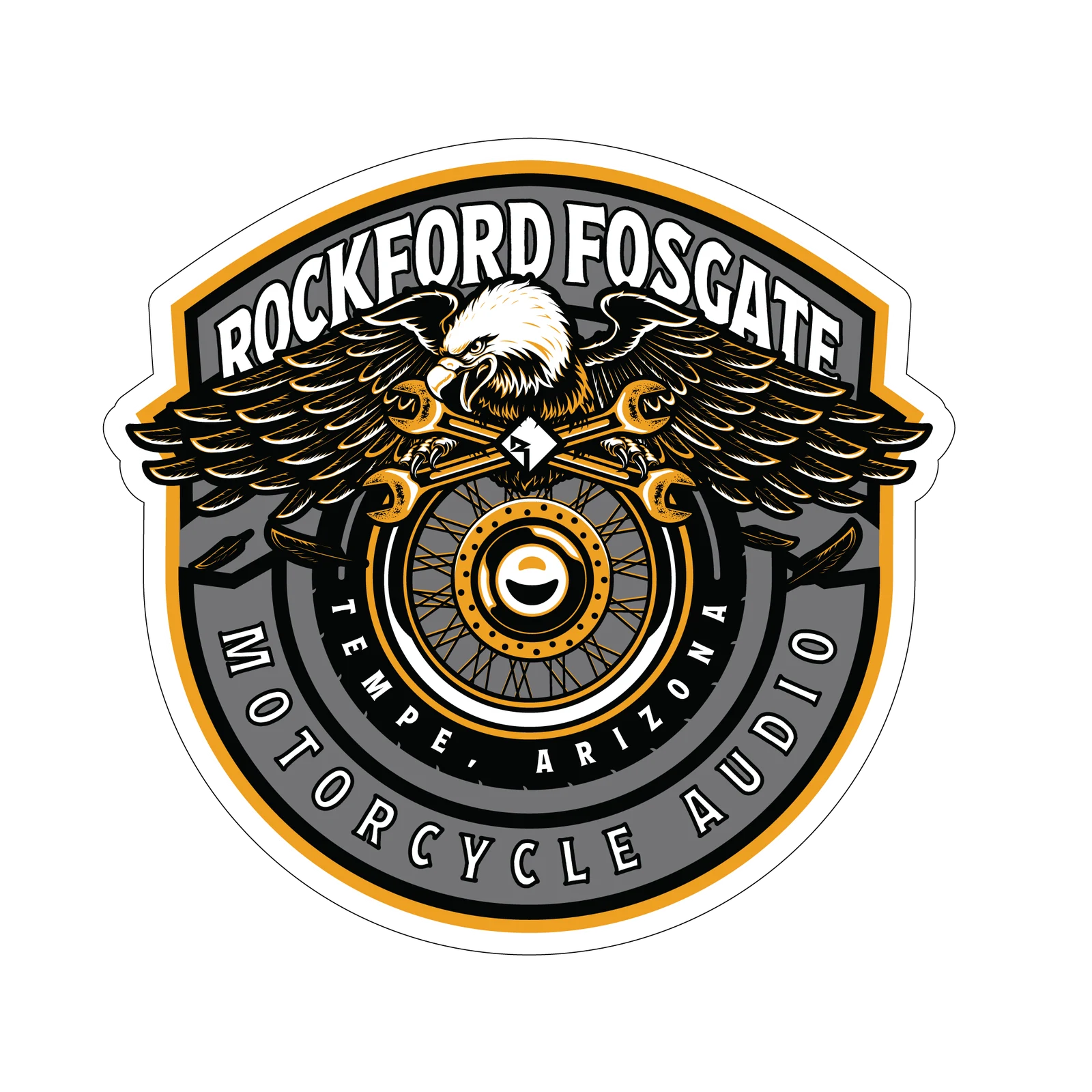 Rockford Fosgate Sticker Pack w/ Assorted Sizes (6 Pack) 5