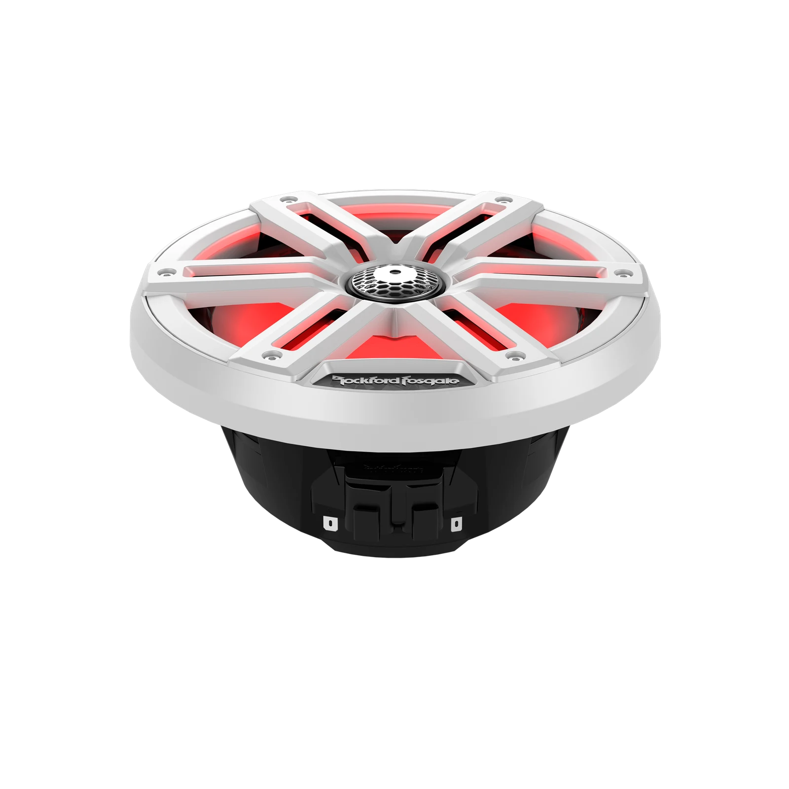 Rockford Fosgate 8-inch Color Optix 2-Way Marine Speakers - White (Pair) 5