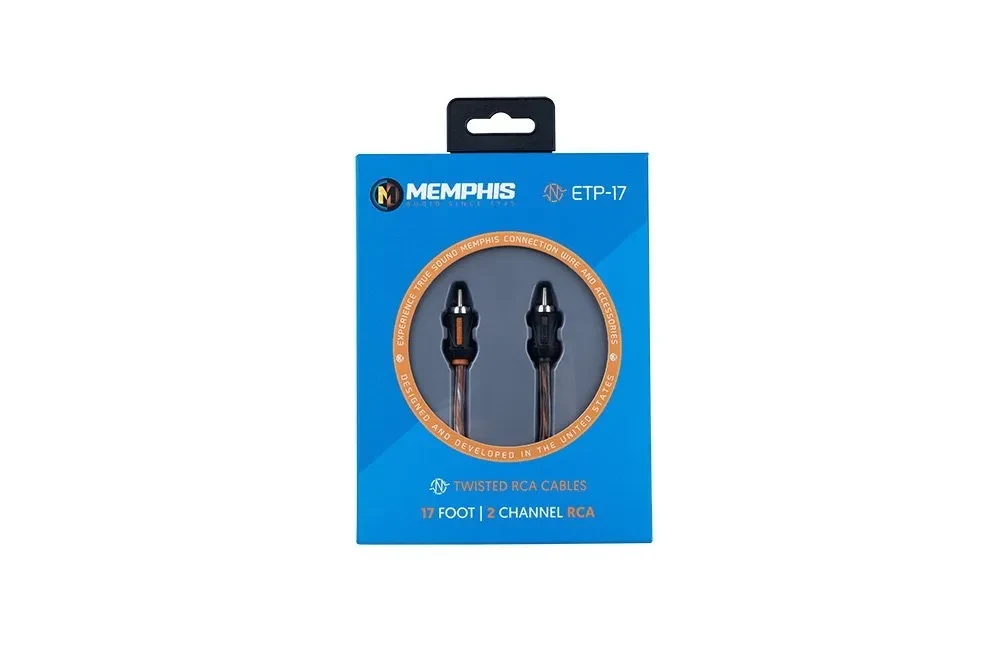 Memphis Audio 17-ft 2-Channel RCA Interconnect 3