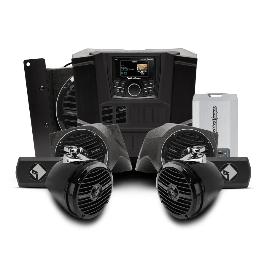 Rockford Fosgate 2015-2017 400 watt stereo, front lower speaker, rear speaker, and subwoofer kit for select Polaris RANGER® models (Gen-1)