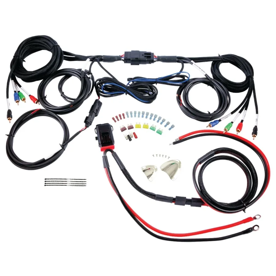 Cerwin-Vega 1998-2023 Harley Davidson® - 4 Channel Amplifier Installation Kit