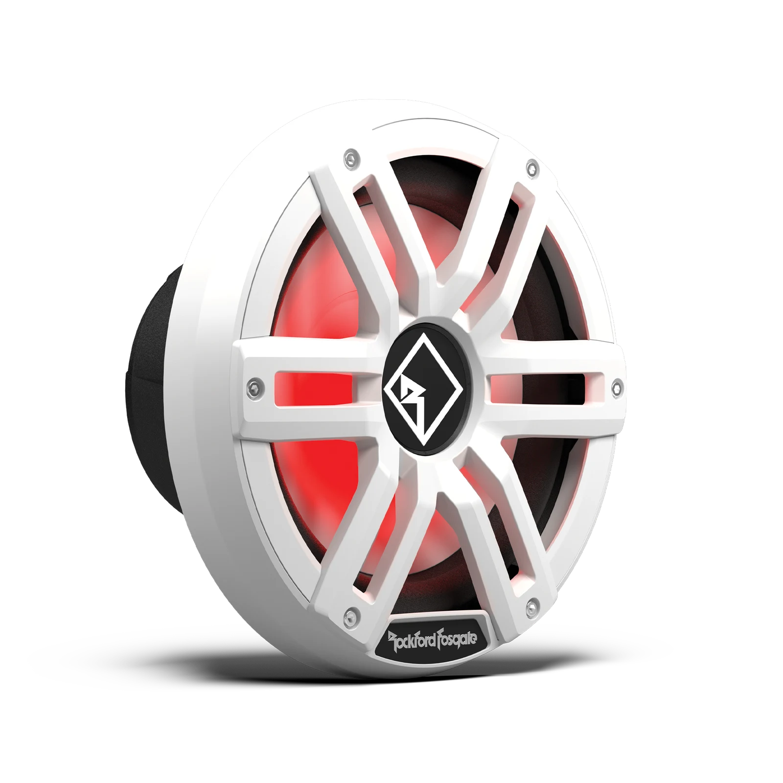 Rockford Fosgate 10" DVC 2Ω Color Optix™ Infinite Baffle Marine Subwoofer: White Gen-2 4