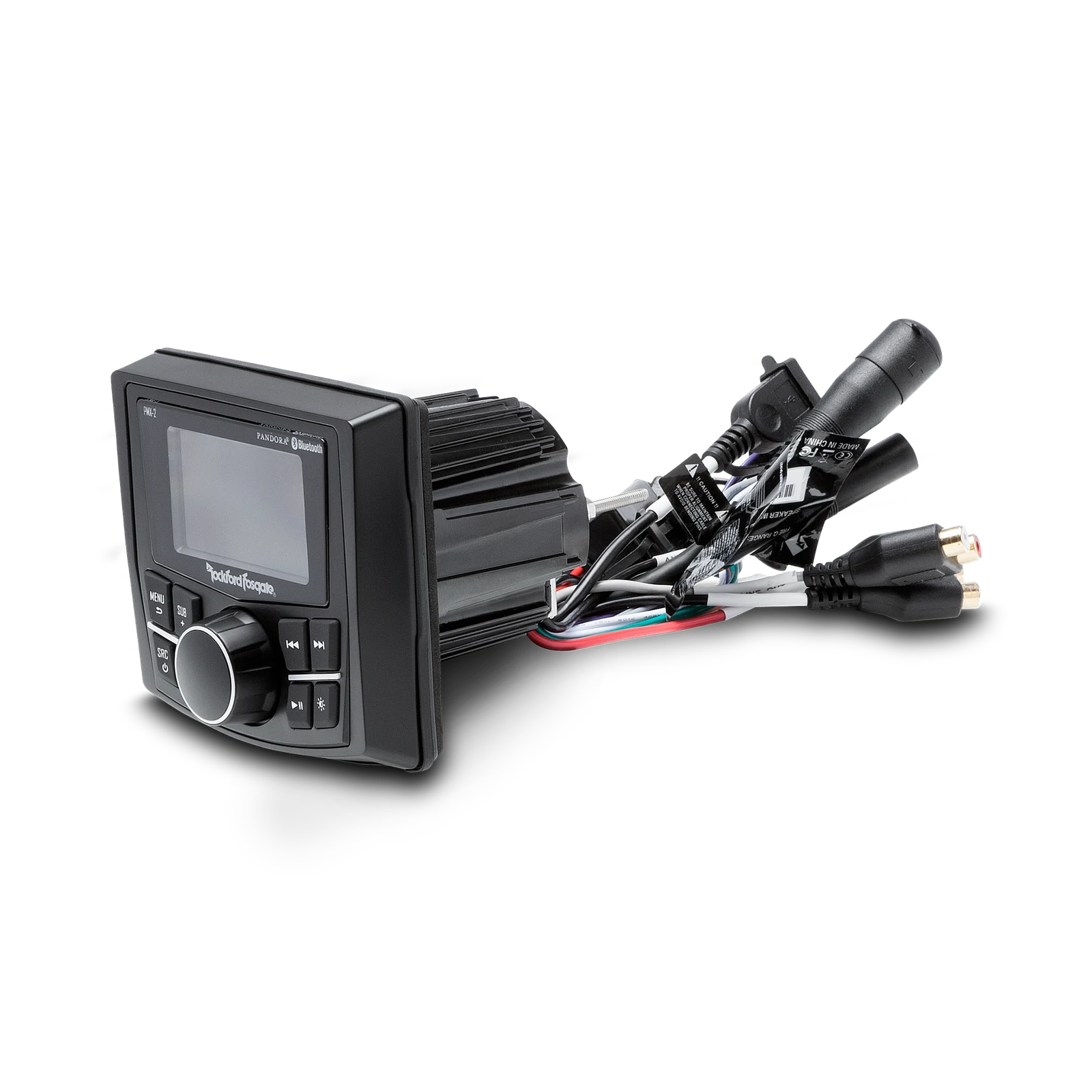 Rockford Fosgate Punch Marine Compact AM/FM/WB Digital Media Receiver 2.7" Display 2