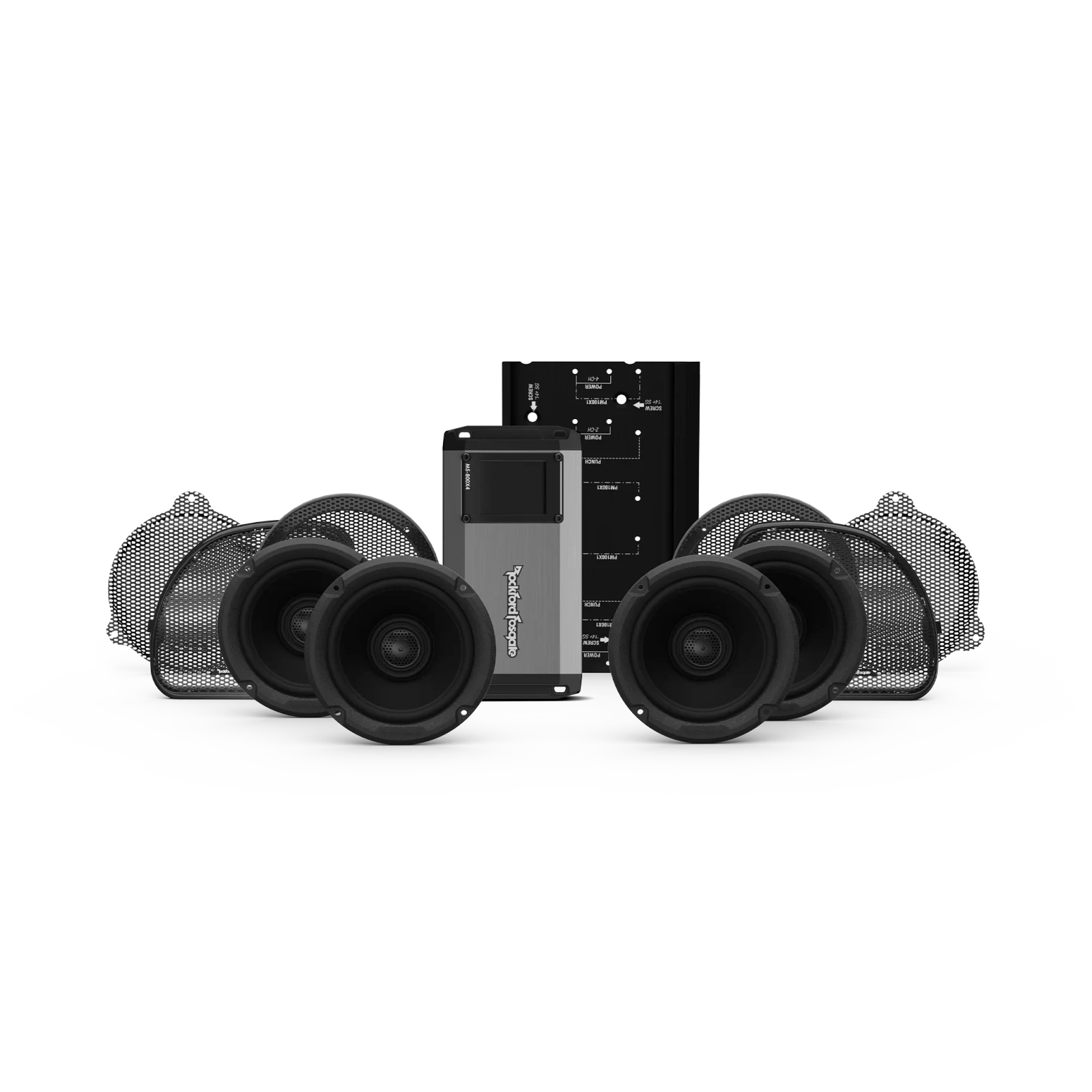 Rockford Fosgate 2014-2023 Harley-Davidson Ultra Stage-2 Kit (Gen-3) 1