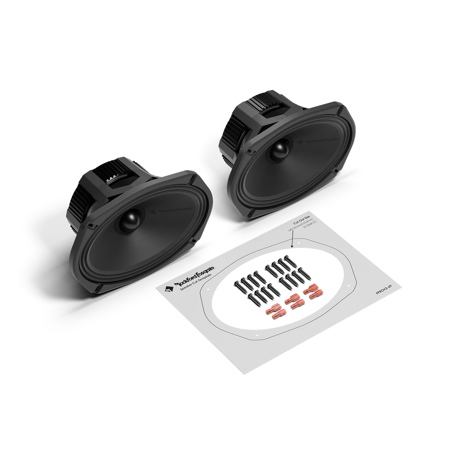 Rockford Fosgate Punch Pro 6x9-inch Midrange Pair 7