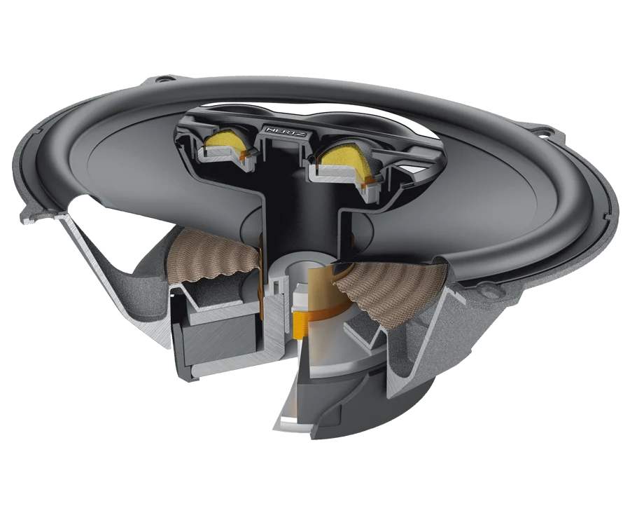 Hertz 6x9-Inch 4-Ohm 3-Way Coaxial Speakers 4