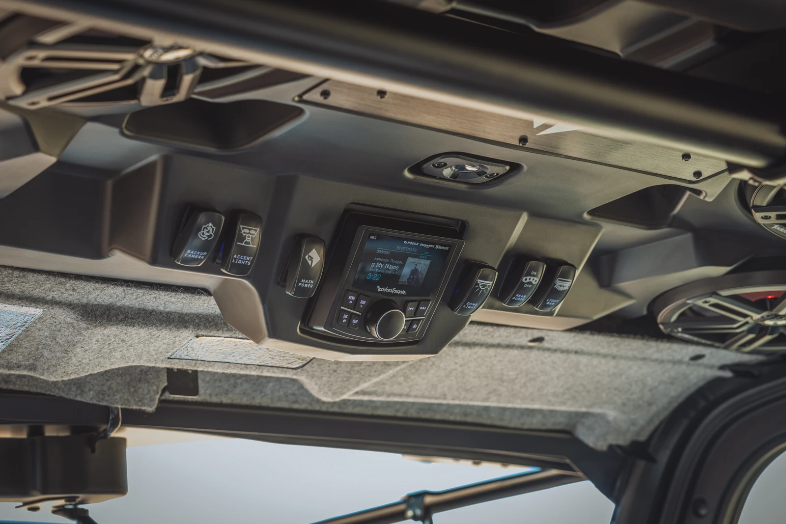Rockford Fosgate Front & Rear Audio Roof for Select 2018+ Polaris Ranger Crew Models 7