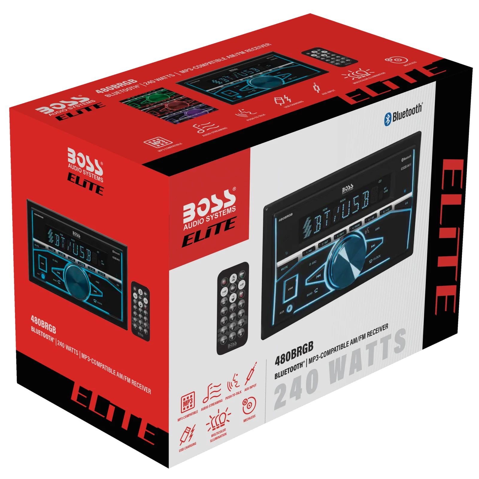 Boss Elite Double-DIN Bluetooth Digital Media Receiver 7