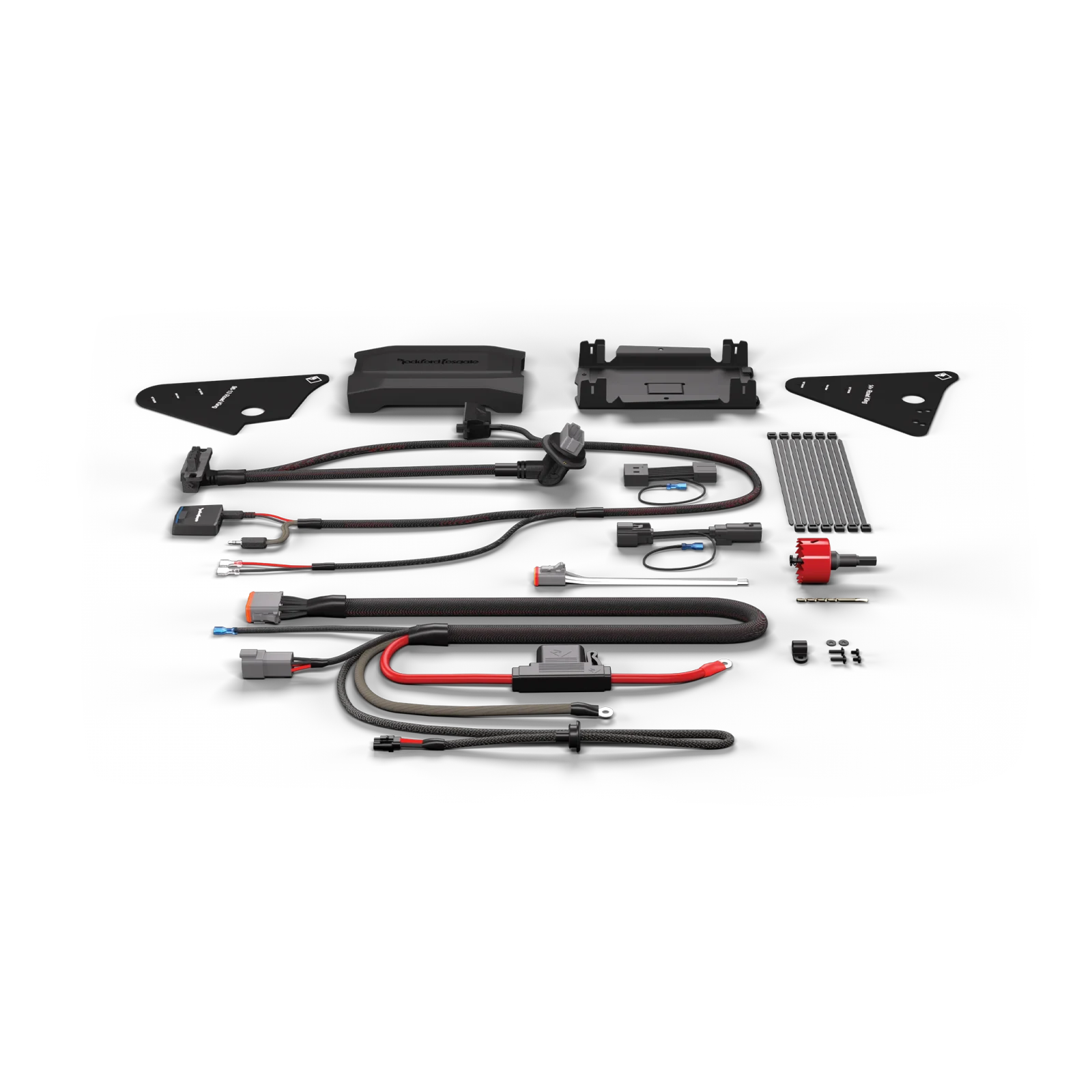 Rockford Fosgate Complete Amp Install Kit for Select 1998+ Harley-Davidson Road King (Gen-2) 1