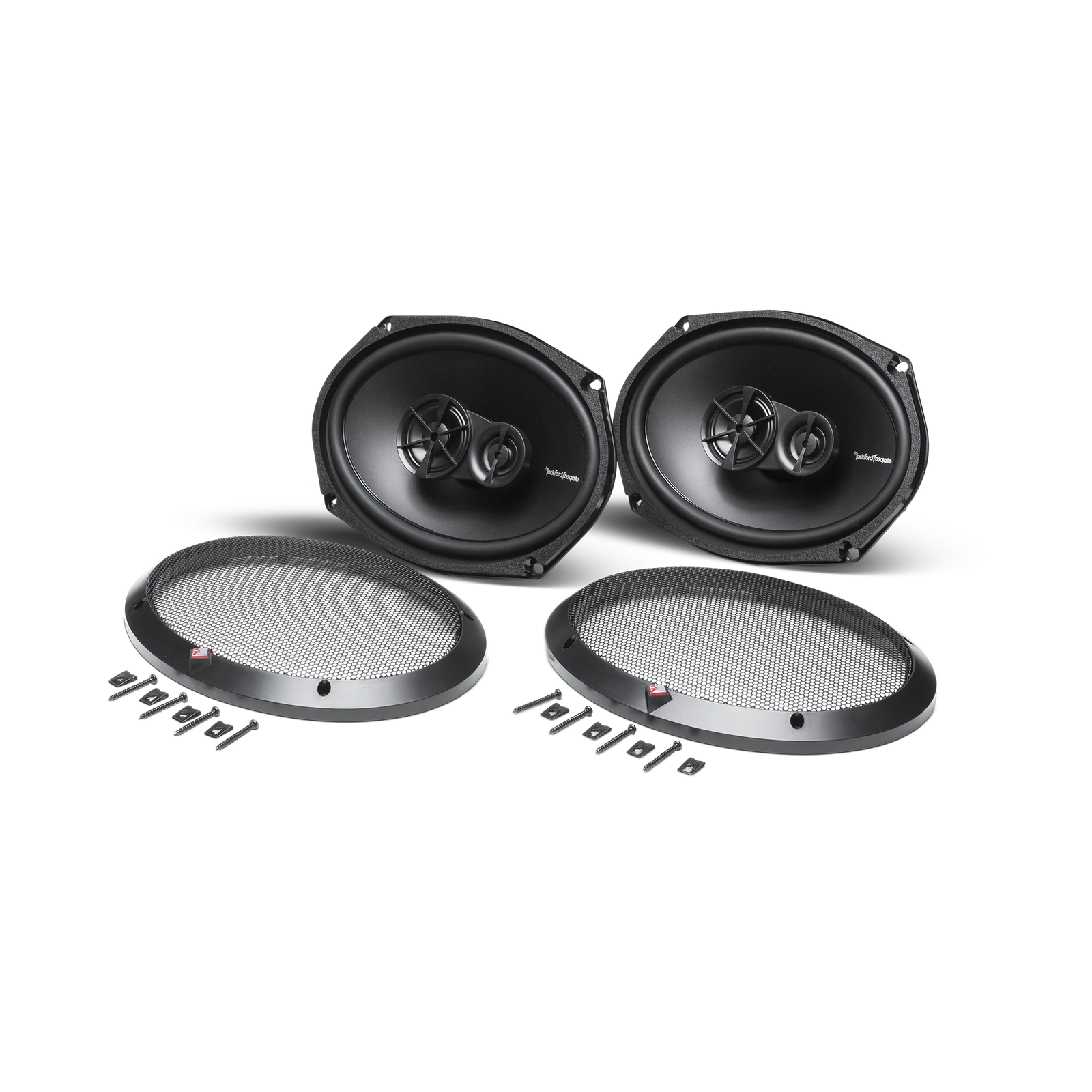 Rockford Fosgate Prime 6-by-9-inch 3-Way Coaxial Speaker Pair 8