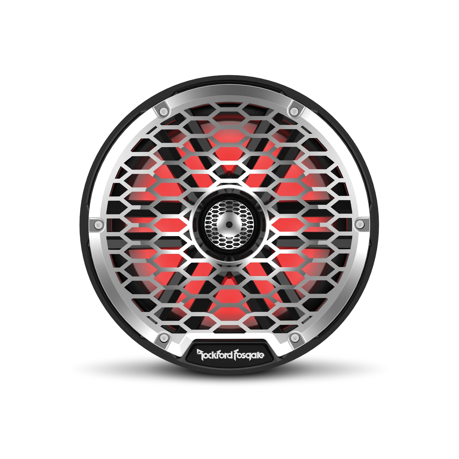 Rockford Fosgate 8-inch Color Optix 2-Way Marine Speakers - Black (Pair) 2
