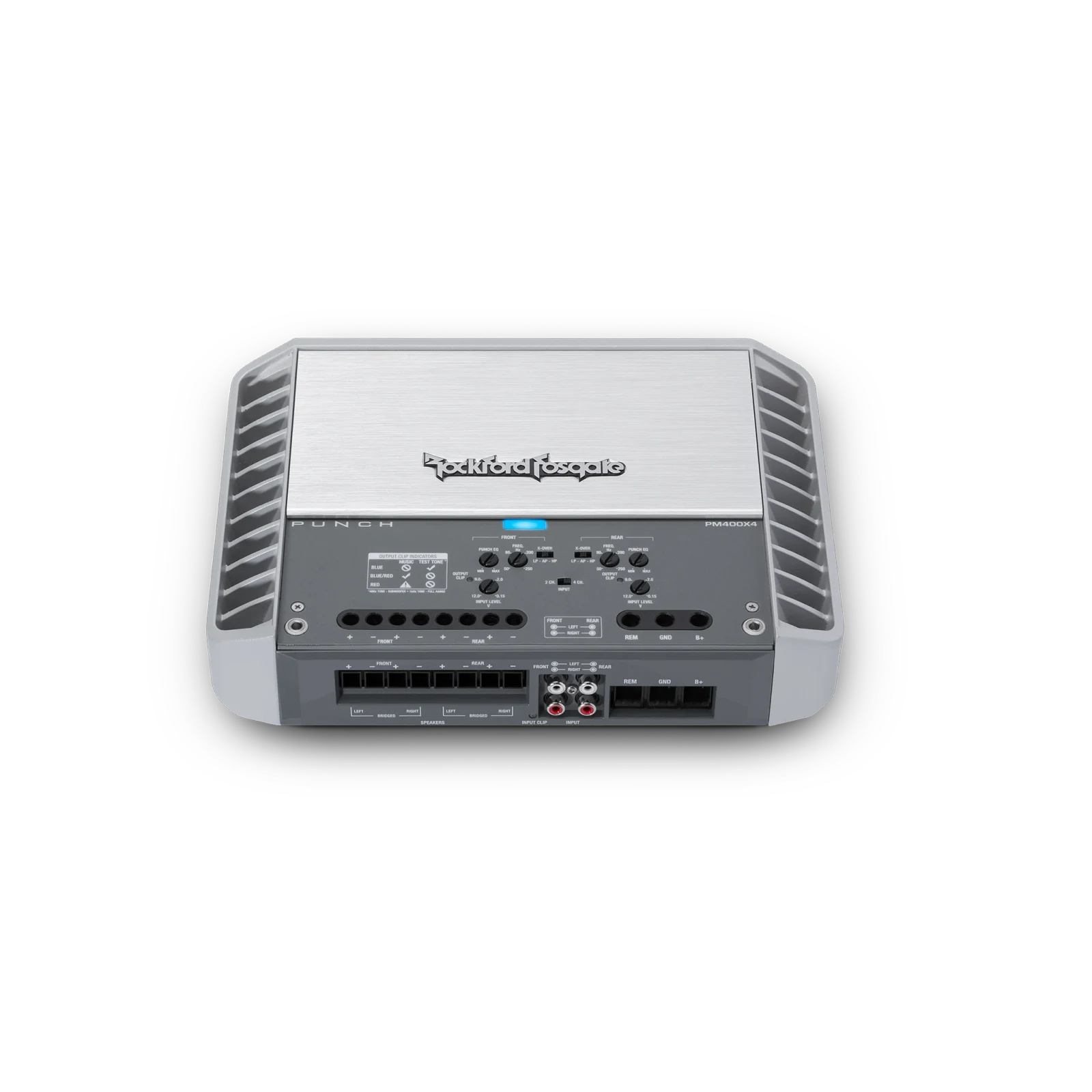 Rockford Fosgate Punch Marine 400 Watt 4-Channel Amplifier 8