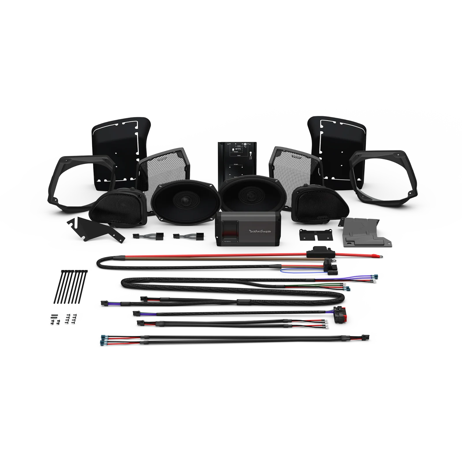 Rockford Fosgate Stage-3 Speaker & Amp Kit for 1998-2013 Harley-Davidson Road Glide (Gen-3) 2