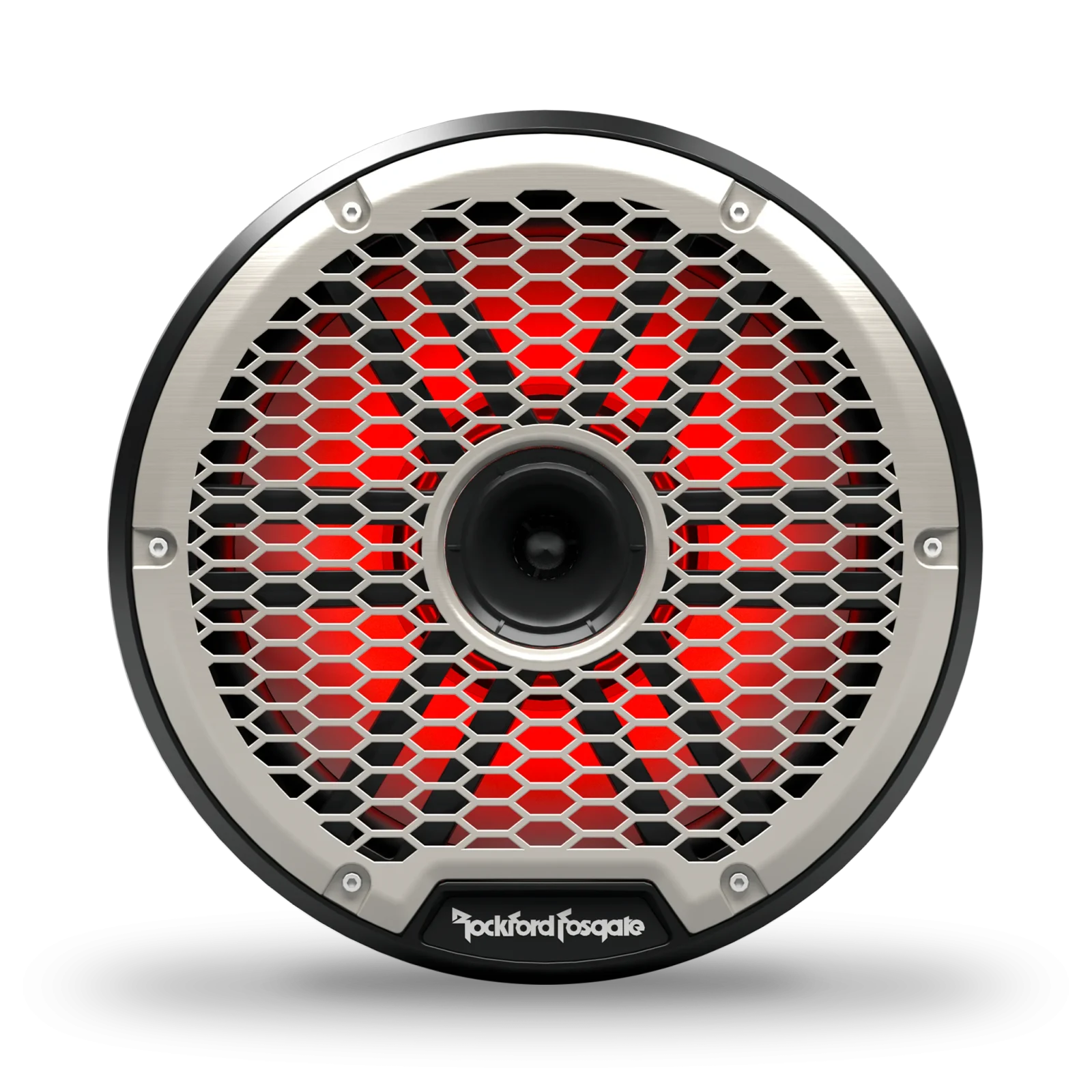 Rockford Fosgate 10-inch Color Optix Horn Marine Speakers - Black (Pair) 6