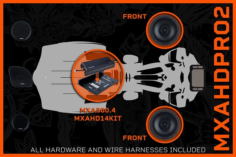 Memphis Audio Motorcycle Audio Kit 1