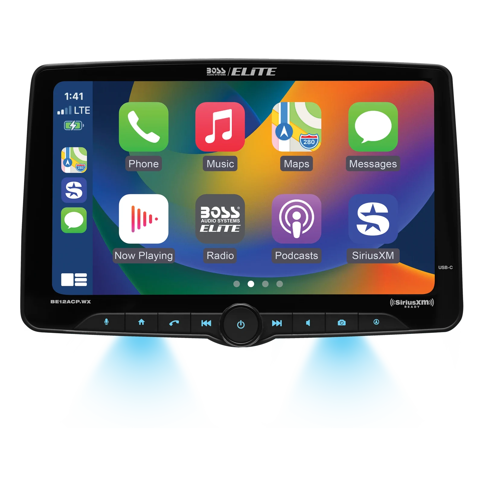 Boss Elite 12-Inch Wireless CarPlay Multimedia Receiver 2