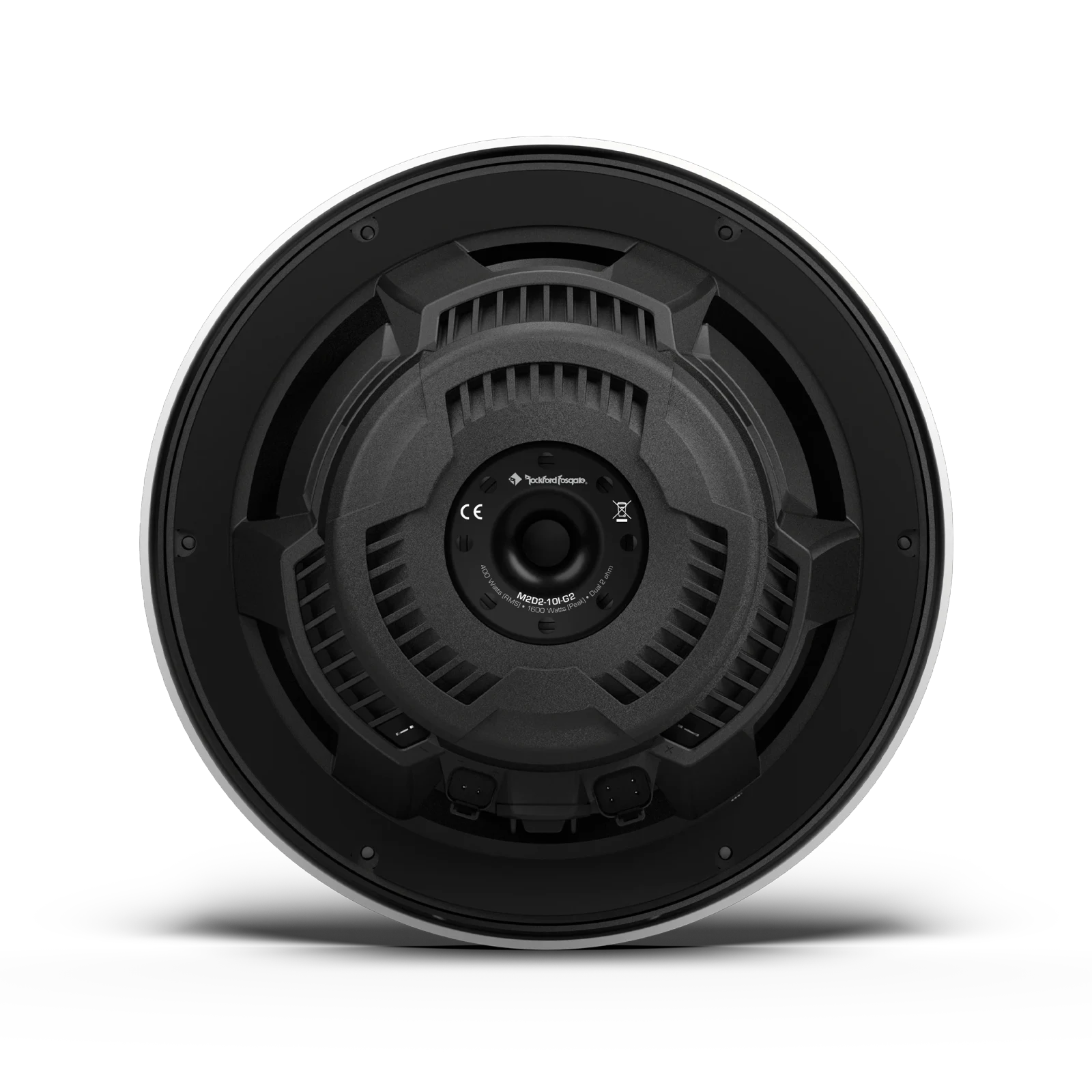 Rockford Fosgate 10" DVC 2Ω Color Optix™ Sealed Marine Subwoofer: Black Gen-2 6