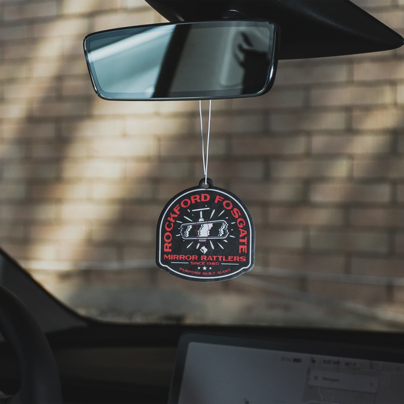 Rockford Fosgate Mirror Rattlers Air Freshener - New Car Smell 5