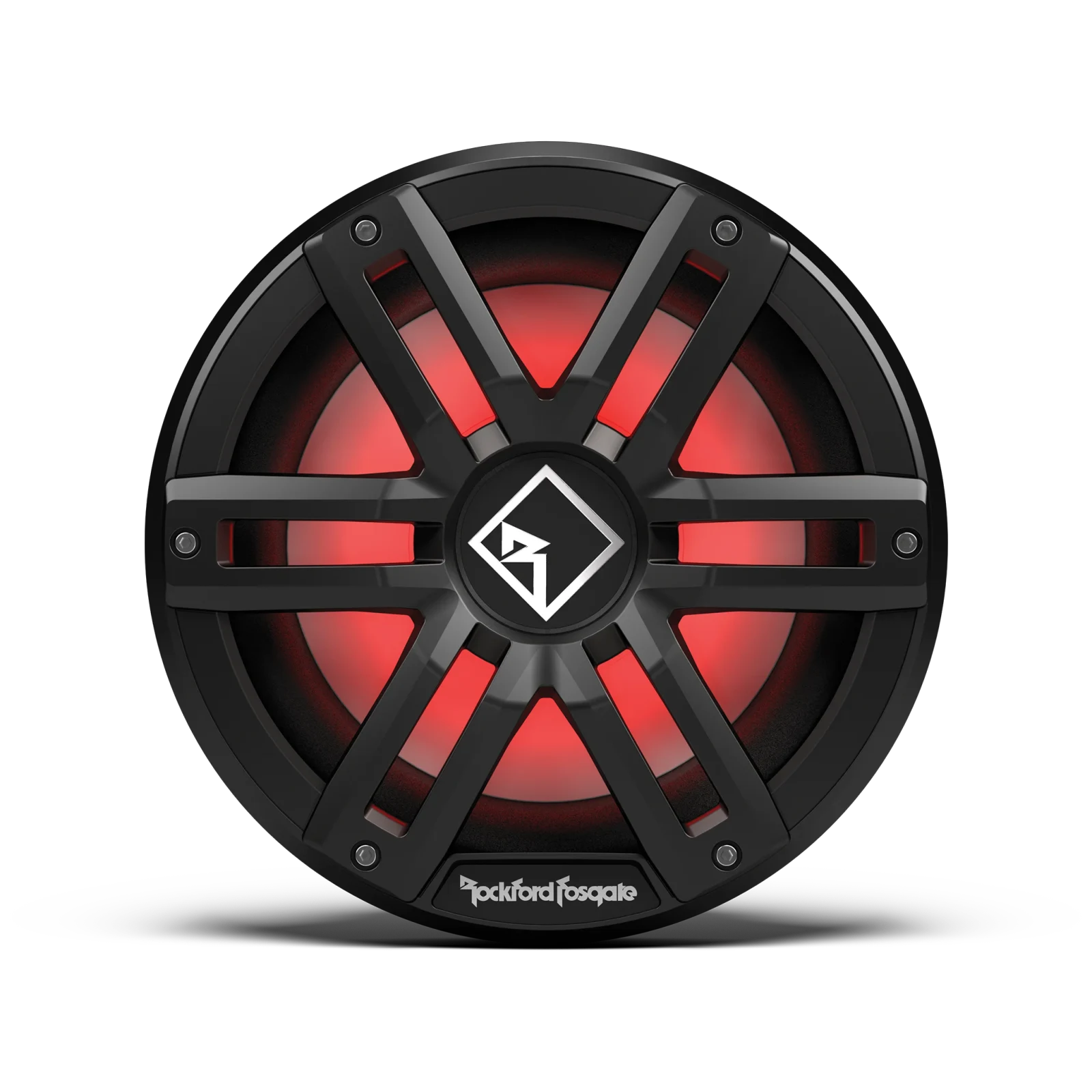 Rockford Fosgate 10" DVC 4Ω Color Optix™ Infinite Baffle Marine Subwoofer: Black Gen-2 3