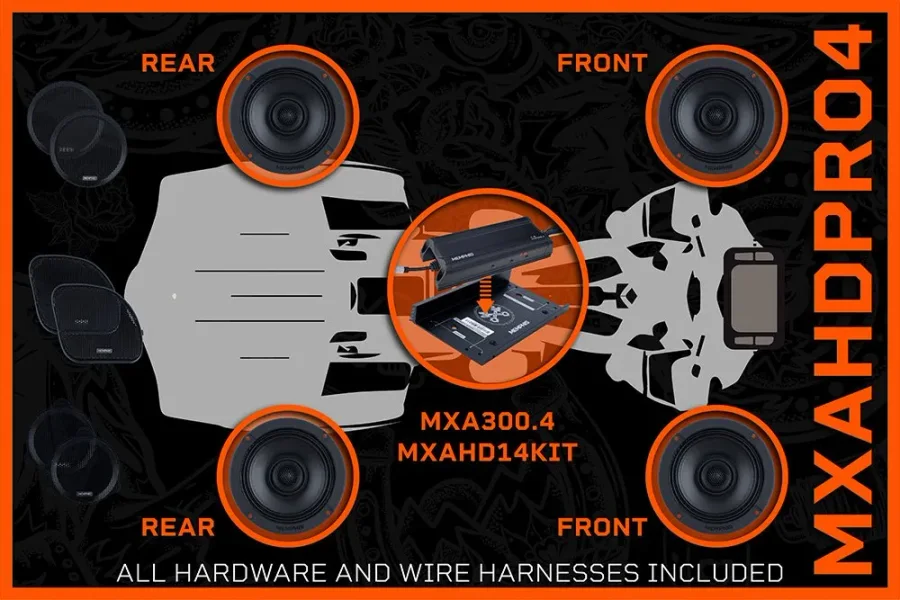 Memphis Audio Motorcycle Audio Kit