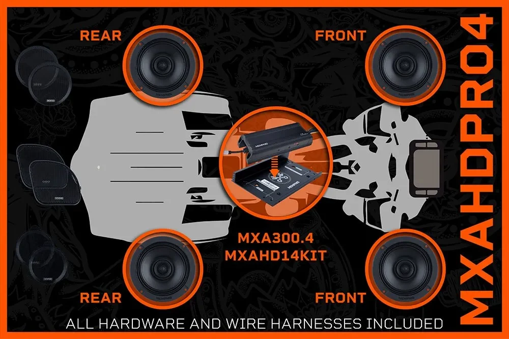 Memphis Audio Motorcycle Audio Kit 1