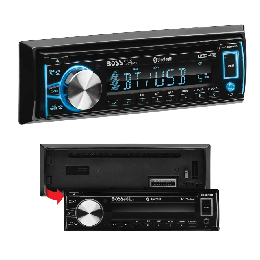 Boss Elite Single-DIN Bluetooth Digital Media Receiver