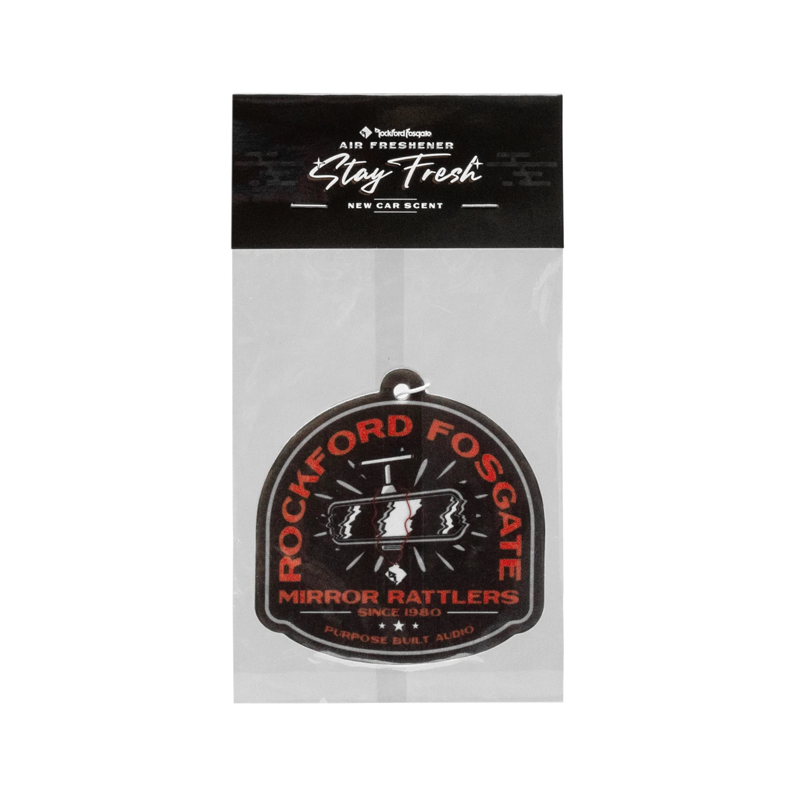Rockford Fosgate Mirror Rattlers Air Freshener - New Car Smell 3