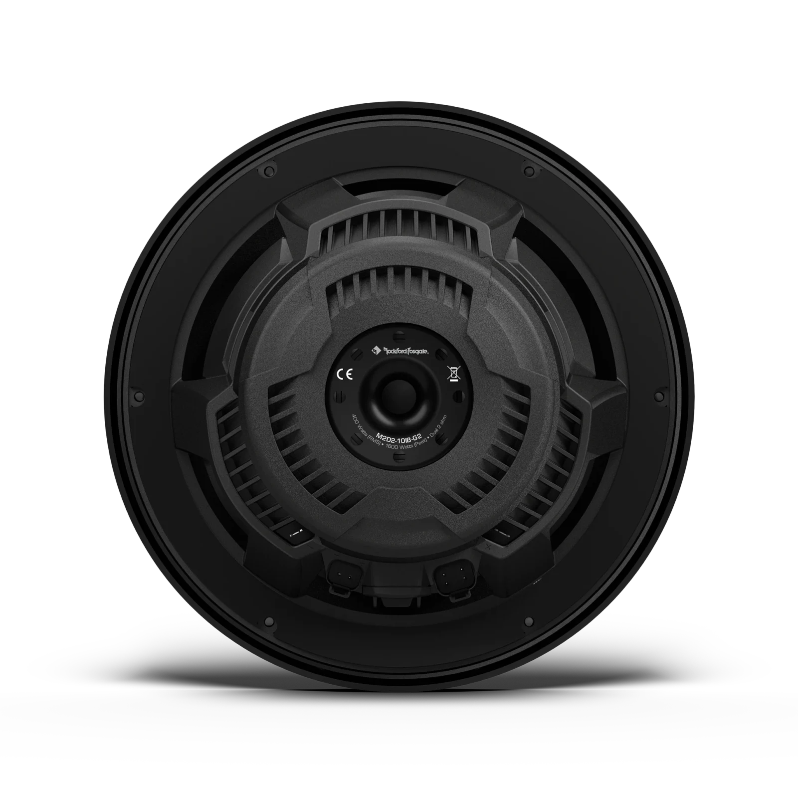 Rockford Fosgate 10" DVC 4Ω Color Optix™ Infinite Baffle Marine Subwoofer: Black Gen-2 6